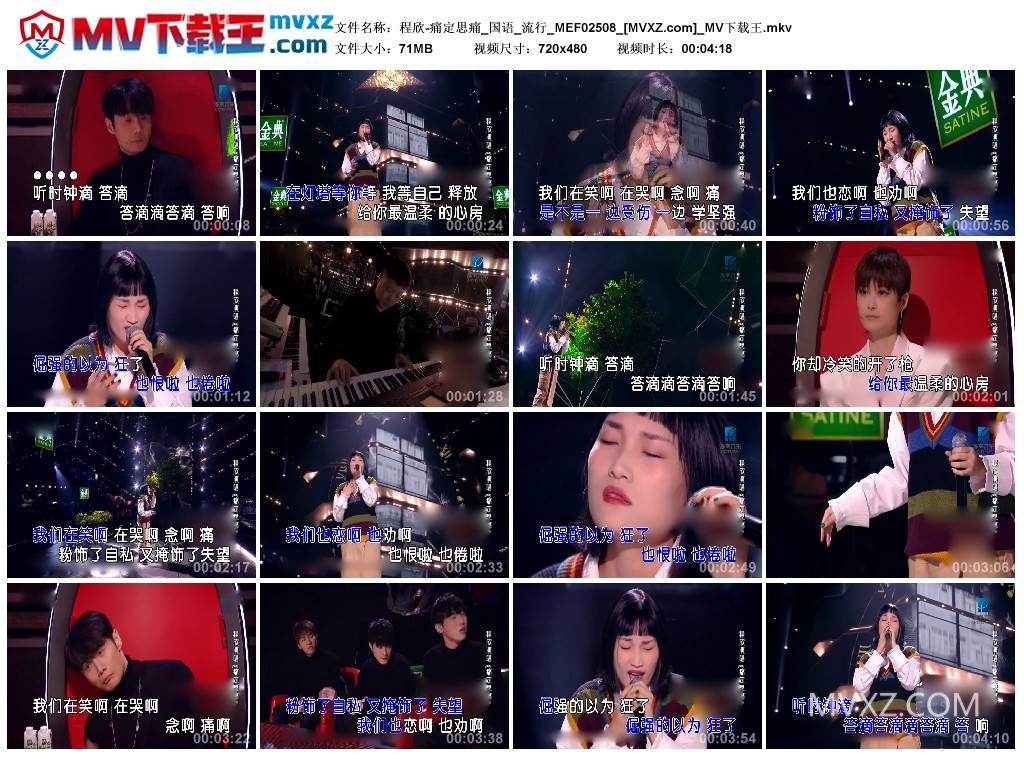 程欣-痛定思痛_国语_流行_MEF02508